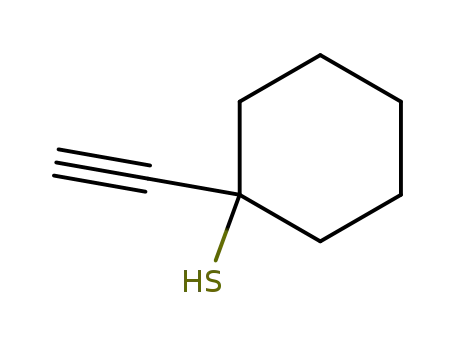 Cyclohexanethiol, 1-ethynyl- (6CI)