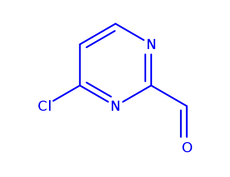 Molecular Structure of 944902-13-0 (4-chloropyrimidine-2-carbaldehyde)