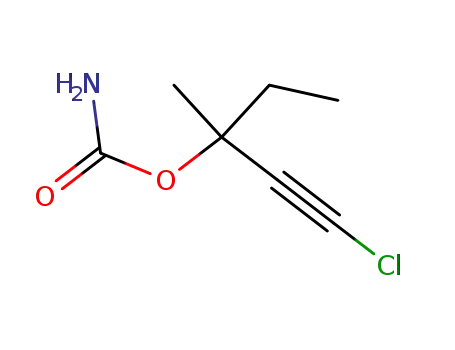 Molecular Structure of 98333-88-1 (Carbamic acid, 3-chloro-1-ethyl-1-methyl-2-propynyl ester (6CI))