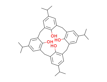 Molecular Structure of 97998-55-5 (P-ISOPROPYLCALIX[4]ARENE)