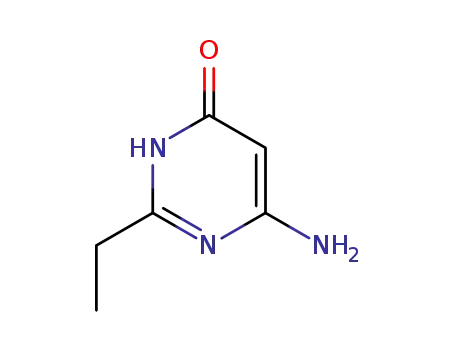Molecular Structure of 98197-14-9 (4-Pyrimidinol, 6-amino-2-ethyl- (6CI))