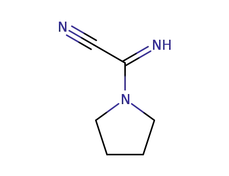 1-Pyrrolidineacetonitrile,alpha-imino-(6CI)