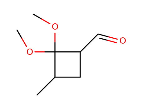Cyclobutanecarboxaldehyde, 2,2-dimethoxy-3-methyl- (9CI)