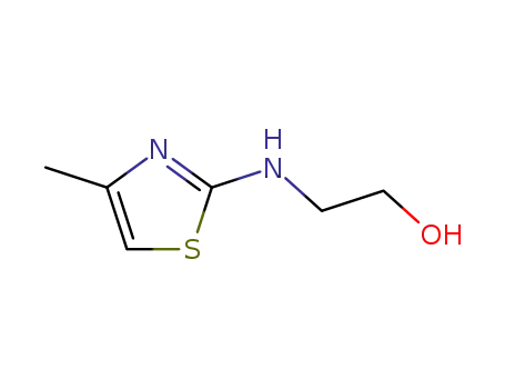 Molecular Structure of 98484-42-5 (Ethanol,  2-[(4-methyl-2-thiazolyl)amino]-)