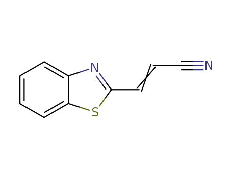 2-Propenenitrile,3-(2-benzothiazolyl)-(9CI)