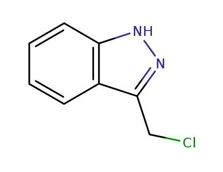 Molecular Structure of 98553-89-0 (3-(CHLOROMETHYL)-1H-INDAZOLE)