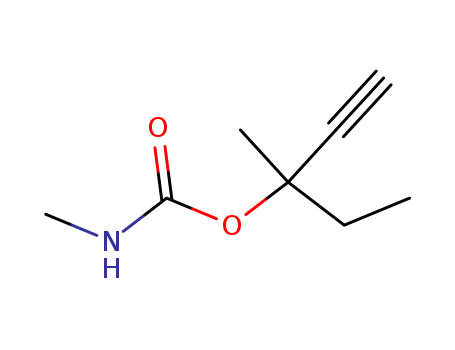 Carbamic acid, methyl-, 1-ethyl-1-methyl-2-propynyl ester (6CI)