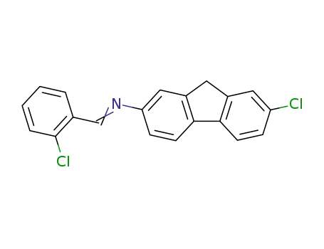 9H-Fluoren-2-amine, 7-chloro-N-[(2-chlorophenyl)methylene]-