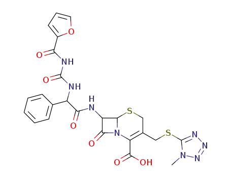 (7R)-7-[[(R)-[[[(2-フロイル)アミノ]カルボニル]アミノ]フェニルアセチル]アミノ]-3-[[(1-メチル-1H-テトラゾール-5-イル)チオ]メチル]セファム-3-エン-4-カルボン酸