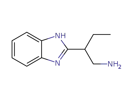Molecular Structure of 945-66-4 (Benzimidazole, 2-[1-(aminomethyl)propyl]- (7CI,8CI))