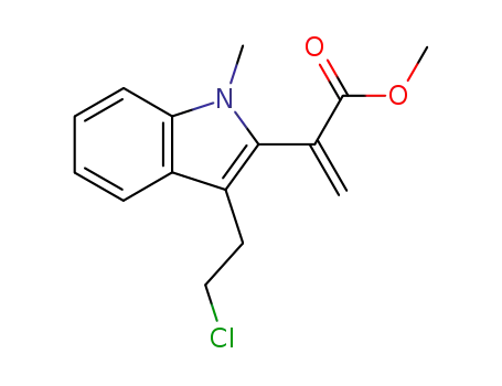 3-(2-chloroethyl)-2-(1-methoxycarbonylvinyl)-1-methylindole