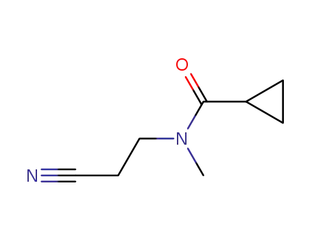 Cyclopropanecarboxamide, N-(2-cyanoethyl)-N-methyl- (9CI)