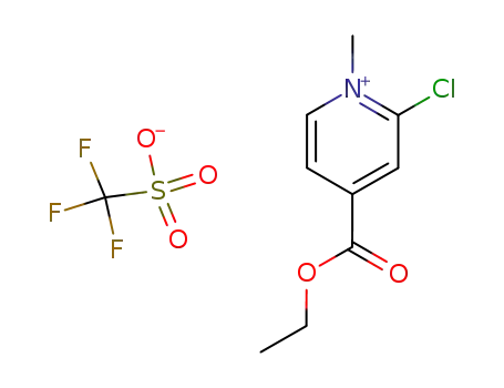 Trifluoro-methanesulfonate2-chloro-4-ethoxycarbonyl-1-methyl-pyridinium;