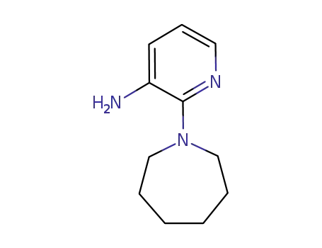 Molecular Structure of 94520-29-3 (2-(1-Azepanyl)-3-pyridinamine)