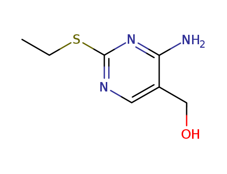5-Pyrimidinemethanol,4-amino-2-(ethylthio)-