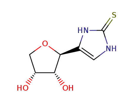 Molecular Structure of 98311-62-7 (4-(beta-erythrofuranosyl)imidazoline-2-thione)