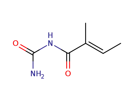 Molecular Structure of 98484-51-6 (1-(2-Metilcrotonil)urea [Italian])