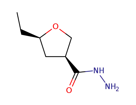 Molecular Structure of 98428-43-4 (3-Furoicacid,5-ethyltetrahydro-,hydrazide(6CI))