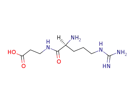 Molecular Structure of 98957-79-0 (ARG-BETA-ALA HYDROCHLORIDE)