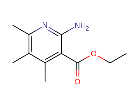 Molecular Structure of 99981-90-5 (Nicotinic acid, 2-amino-4,5,6-trimethyl-, ethyl ester (6CI))