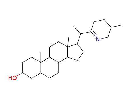 Molecular Structure of 984-82-7 ((25β)-16,28-Seco-5α-solanid-22(28)-en-3β-ol)
