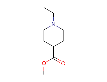 Molecular Structure of 99065-42-6 (METHYL 1-ETHYL-4-PIPERIDINECARBOXYLATE)