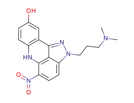 2-[3-(dimethylamino)propyl]-5-nitro-1,2-dihydropyrazolo[3,4,5-kl]acridin-9-ol