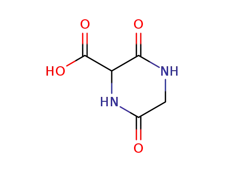 Molecular Structure of 98021-27-3 (2-Piperazinecarboxylicacid,3,6-dioxo-(6CI))