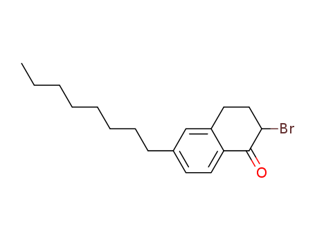 2-Bromo-3,4-dihydro-6-octyl-1(2H)-naphthalenone