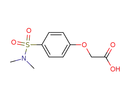 Molecular Structure of 99076-71-8 ((4-dimethylsulfamoyl-phenoxy)-acetic acid)