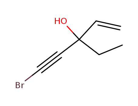 5-Bromo-3-ethyl-1-penten-4-yn-3-ol