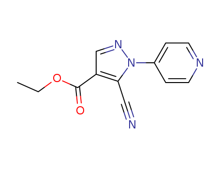 Ethyl 5-cyano-1-(pyridin-4-yl)-1H-pyrazole-4-carboxylate
