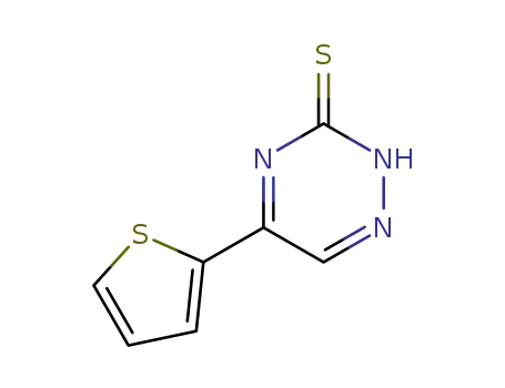 as-Triazine-3-thiol, 5-(2-thienyl)-