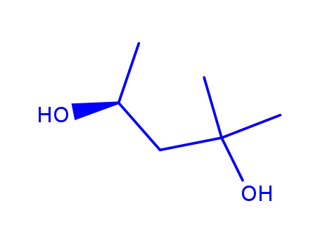 Molecular Structure of 99210-91-0 ((S)-(-)-2-METHYL-2,4-PENTANEDIOL)