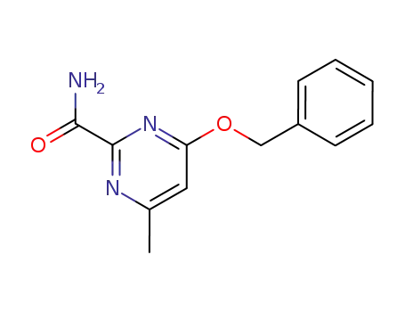 4-benzyloxy-6-methyl-pyrimidine-2-carboxylic acid amide
