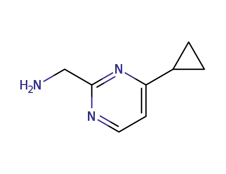 (4-사이클로프로필피리미딘-2-일)메탄나민