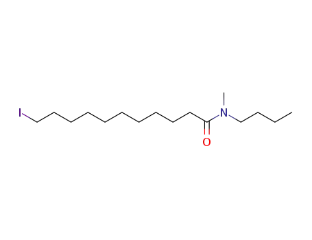 Molecular Structure of 199529-05-0 (Undecanamide, N-butyl-11-iodo-N-methyl-)