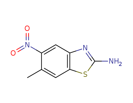 2-BENZOTHIAZOLAMINE,6-METHYL-5-NITRO-