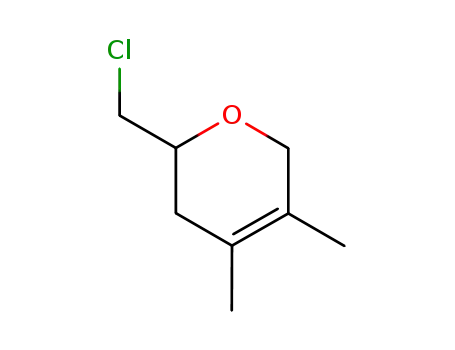 Molecular Structure of 98559-77-4 (2-(CHLOROMETHYL)-4,5-DIMETHYL-3,6-DIHYDRO-2H-PYRAN)