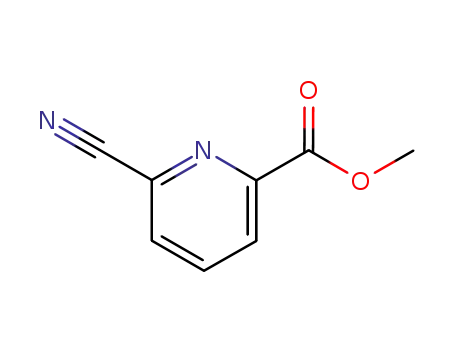 Molecular Structure of 98436-83-0 (6-Cyano-2-pyridine carboxylic acid methyl ester)