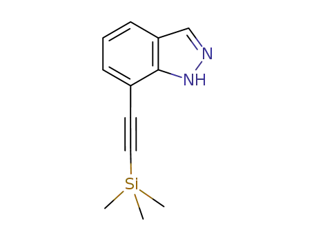 1H-Indazole, 7-[2-(trimethylsilyl)ethynyl]-