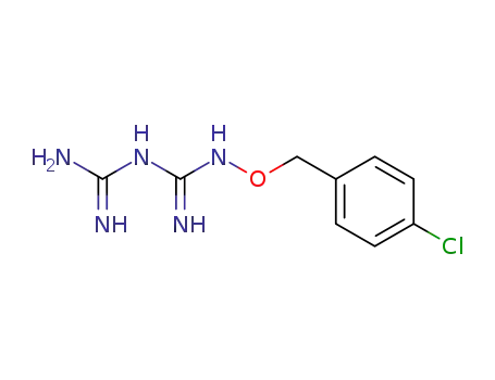 Molecular Structure of 98950-45-9 (4-Chlorobenzyloxybiguanide)