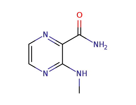 Molecular Structure of 98135-38-7 (Pyrazinamide, 3-methylamino- (6CI))