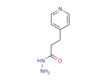 Molecular Structure of 98594-24-2 (3-(4-pyridyl)propanoic acid hydrazide)