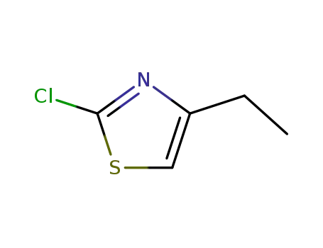 Molecular Structure of 98025-12-8 (Thiazole,  2-chloro-4-ethyl-)