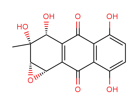 (1aS,2S,3R,9bS)-2,3,4,9-tetrahydroxy-2-methyl-1a,2,3,9b-tetrahydroanthra[1,2-b]oxirene-5,8-dione