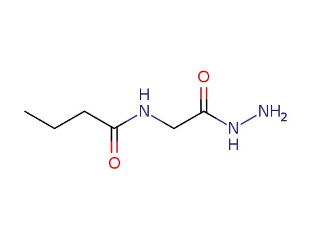 Molecular Structure of 98278-67-2 (Glycine,  N-butyryl-,  hydrazide  (6CI))