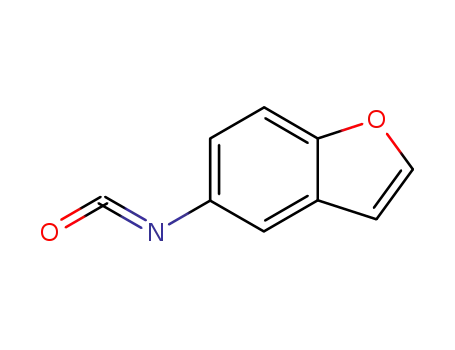 Molecular Structure of 499770-79-5 (1-BENZOFURAN-5-YL ISOCYANATE)