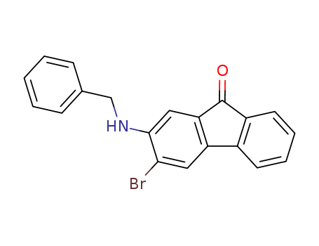 2-(benzylamino)-3-bromo-fluoren-9-one cas  94551-21-0