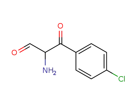 Molecular Structure of 98590-80-8 (Acetaldehyde,  amino(p-chlorobenzoyl)-  (6CI))
